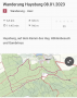 Geplante Route