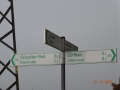 Wegweiser unterwegs