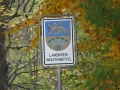 Grenzschild von...