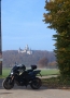 Motorrad mit Marienburg