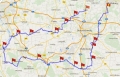 Route der Tour zur Marienburg