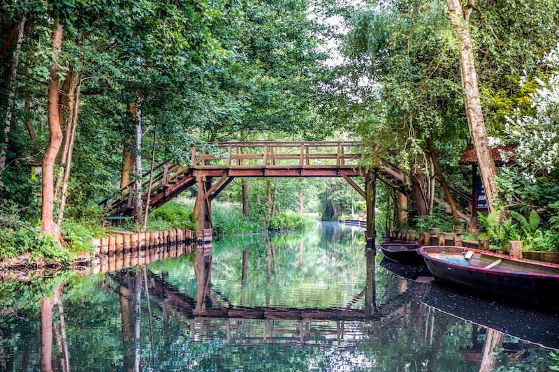 Spreewald - Brücke über ein Flies